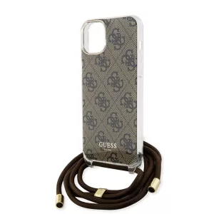 HUSĂ! - Apple iPhone 15 GUESS GUHCP15SSHC4SEW IML Capac spate - maro