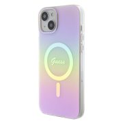   Husă din spate Apple iPhone 15 GUESS GUHMP15SHITSP MagSafe - roz