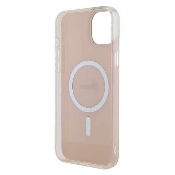 Husă din spate Apple iPhone 15 GUESS GUHMP15SHITSP MagSafe - roz