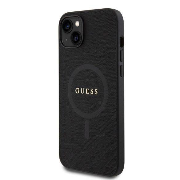 Husa din spate MagSafe GUESS GUHMP15MPSAHMCK pentru Apple iPhone 15 Plus - negru