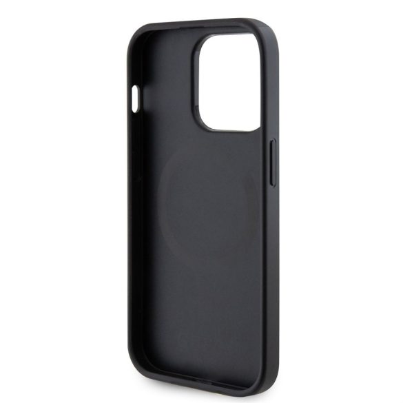 Husa din spate MagSafe GUESS GUHMP15LPSAHMCK Apple iPhone 15 Pro - negru