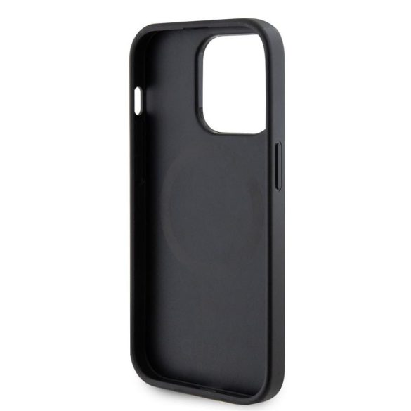 Husa din spate MagSafe GUESS GUHMP15LPSAHMCK Apple iPhone 15 Pro - negru