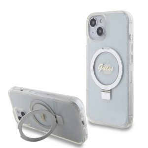 Husă din spate Apple iPhone 15 GUESS GUHMP15SHRSGSD MagSafe - transparentă