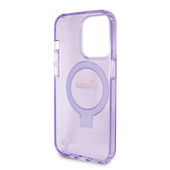Husa din spate MagSafe GUESS GUHMP15LHRSGSU Apple iPhone 15 Pro - violet
