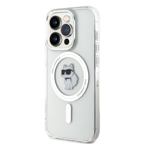 Apple iPhone 15 Pro KARL LAGERFELD KLHMP15LHFCCNOT Husă din TPU Magsafe - transparentă