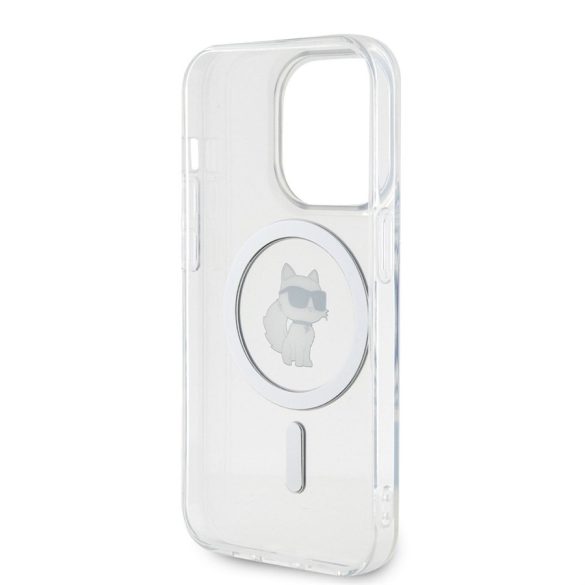 Apple iPhone 15 Pro KARL LAGERFELD KLHMP15LHFCCNOT Husă din TPU Magsafe - transparentă