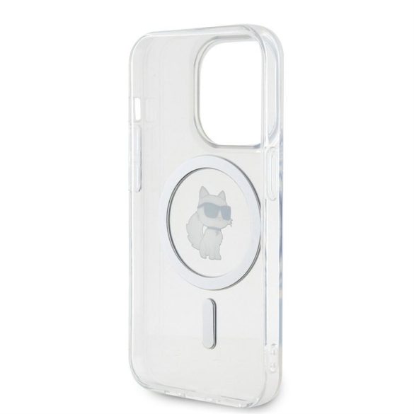 Husa din spate din TPU pentru Apple iPhone 15 Pro Max KARL LAGERFELD KLHMP15XHFCCNOT - Transparent
