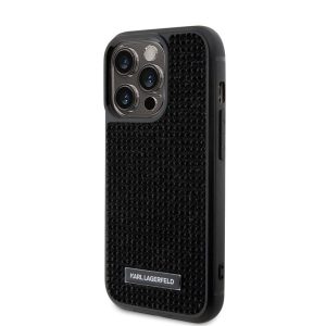 Husa din spate Apple iPhone 15 Pro Max KARL LAGERFELD KLHCP15XHDSPLK - negru