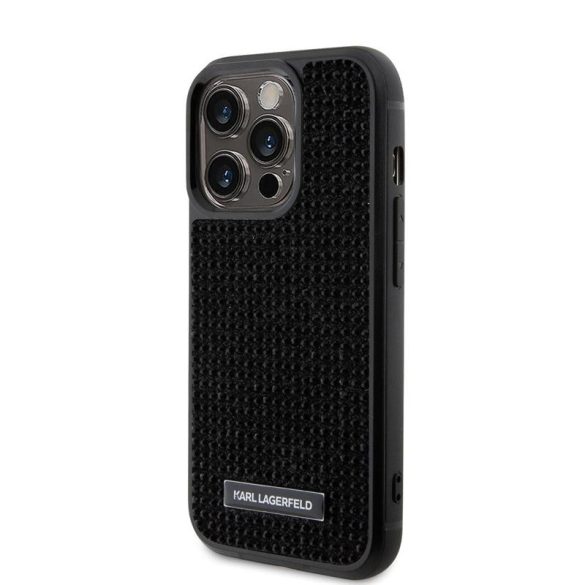 Husa din spate Apple iPhone 15 Pro Max KARL LAGERFELD KLHCP15XHDSPLK - negru