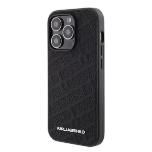 HUSĂ! - Husa din spate Apple iPhone 15 Pro KARL LAGERFELD KLHCP15LPQKPMK - negru