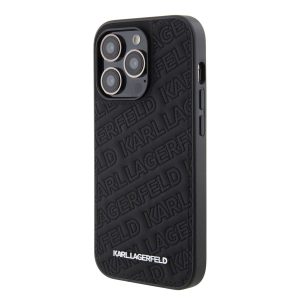 Husa din spate Apple iPhone 15 Pro Max KARL LAGERFELD KLHCP15XPQKPMK - negru