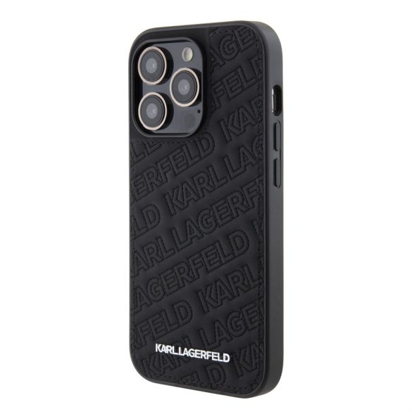Husa din spate Apple iPhone 15 Pro Max KARL LAGERFELD KLHCP15XPQKPMK - negru