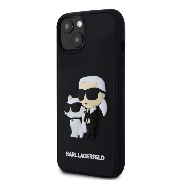 Husa din spate Apple iPhone 15 KARL LAGERFELD KLHCP15S3DRKCNK - negru
