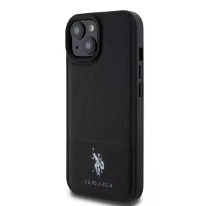 HUSĂ! - Apple iPhone 15 U.S. Polo USHCP15SPMAK Capac spate - negru