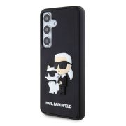   Samsung S24 KARL LAGERFELD KLHCS24S3DRKCNK 3D Back Cover - Negru