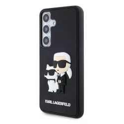   HUSĂ! - Samsung S24 Plus KARL LAGERFELD KLHCS24M3DRKCNK 3D Back Cover - Negru