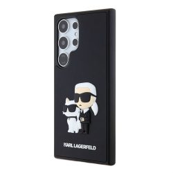   HUSĂ! - Samsung S24 Ultra KARL LAGERFELD KLHCS24L3DRKCNK 3D Back Cover - Negru
