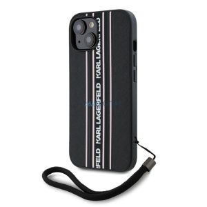 Apple iPhone 15 KARL LAGERFELD KLHMP15SPAMSCNSP Capac spate - negru/roz
