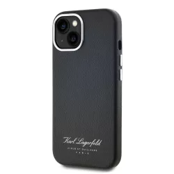   HUSĂ! - Apple iPhone 15 KARL LAGERFELD KLHCP15SPGWCMKHK Capac spate - Negru