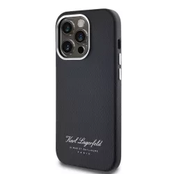   HUSĂ! - Apple iPhone 15 Pro KARL LAGERFELD KLHCP15LPGWCMCMKHK Capac spate - negru
