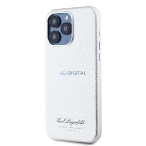 Apple iPhone 15 Pro Max KARL LAGERFELD KLHCP15XPGWCMKHG Capac spate - Gri deschis