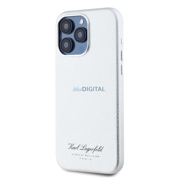 Apple iPhone 15 Pro Max KARL LAGERFELD KLHCP15XPGWCMKHG Capac spate - Gri deschis