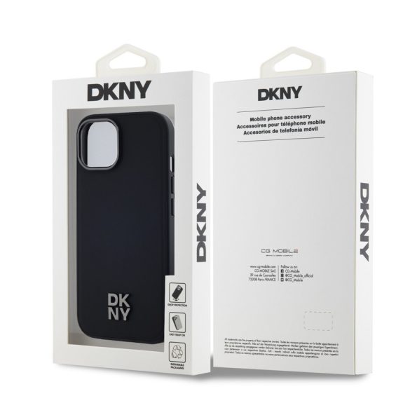 Apple iPhone 14 DKNY DKHMP15SPSMCSLK MagSafe Back Cover - Negru