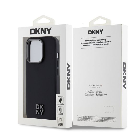 Apple iPhone 14 Pro DKNY DKHMP15LPSMCSLK MagSafe Back Cover - Negru