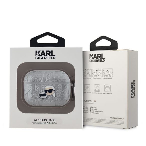 Suport Apple Airpods Pro KARL LAGERFELD KLAPPGKCPS - Argint