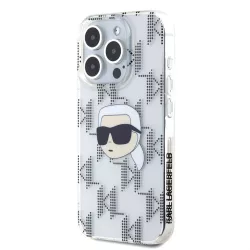   HUSĂ! - Apple iPhone 15 Pro KARL LAGERFELD KLHCP15LHKLPKHT IML Back Cover - Transparent