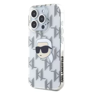 HUSĂ! - Apple iPhone 15 Pro KARL LAGERFELD KLHCP15LHKLPKHT IML Back Cover - Transparent