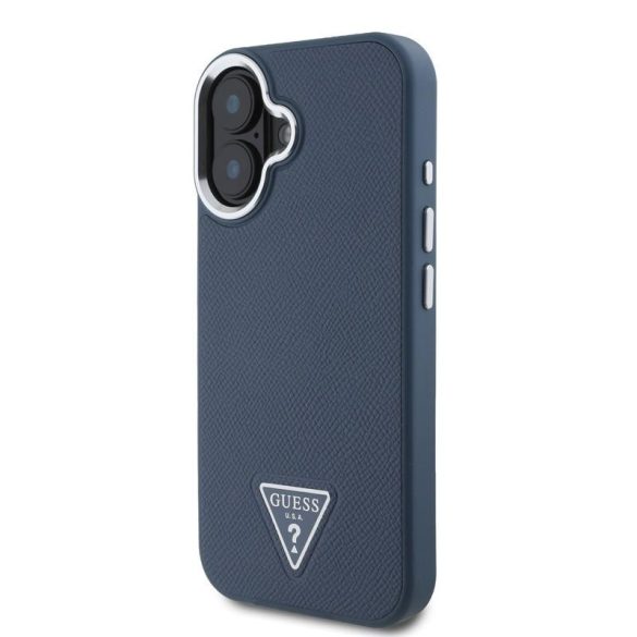 Apple iPhone 16 GUESS GUHMP16SPGTSPSB MagSafe Back Cover - Albastru