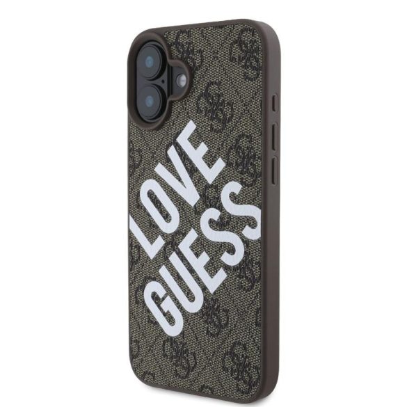 Apple iPhone 16 GUESS GUHMP16SP4PLGWW Copertă spate MagSafe - maro