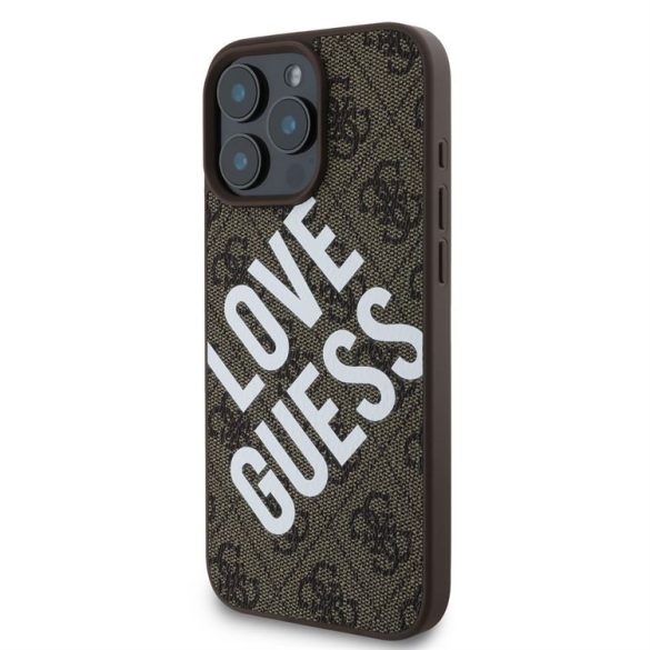 Apple iPhone 16 Pro GUESS GUHMP16LP4PLGWW MagSafe Back Cover - Brown