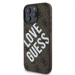   HUSĂ! - Apple iPhone 16 Pro Max GUESS GUHMP16XP4PLGWW Copertă spate MagSafe - maro