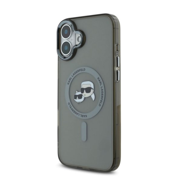 Apple iPhone 16 KARL LAGERFELD KLHMP16SHLSKCK Magsafe IML Back Cover - Negru