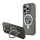 Apple iPhone 16 Pro KARL LAGERFELD KLHMP16LHMRSKCK MagSafe Ring Stand Back Cover - Negru Apple iPhone 16 Pro KARL LAGERFELD KLHMP16LHMRSKCK MagSafe Ring Stand Back Cover - Negru