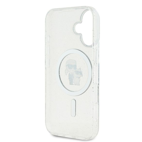 Apple iPhone 16 KARL LAGERFELD KLHMP16SHGKCNOT Magsafe IML Back Cover - Transparent
