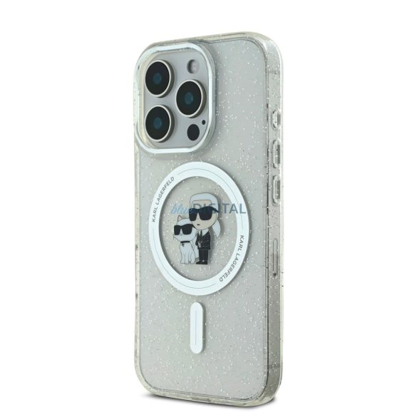 Apple iPhone 16 Pro Max KARL LAGERFELD KLHMP16XHGKCNOT Magsafe IML Back Cover - Transparent