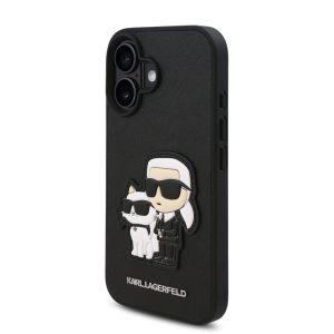 Apple iPhone 16 KARL LAGERFELD KLHCP16SSANKCPK Capac spate - Negru