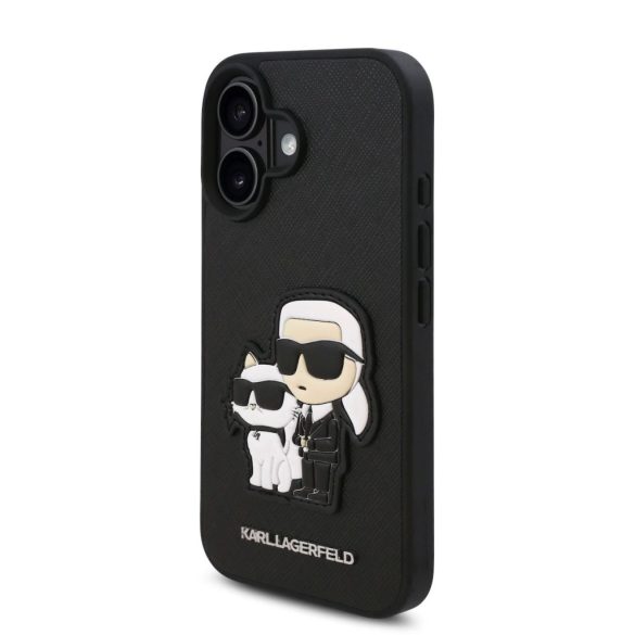 Apple iPhone 16 Plus KARL LAGERFELD KLHCP16MSANKCPK Capac spate - Negru