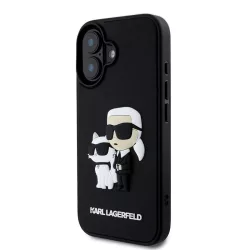   HUSĂ! - Apple iPhone 16 KARL LAGERFELD KLHCP16S3DRKCNK Capac spate - Negru