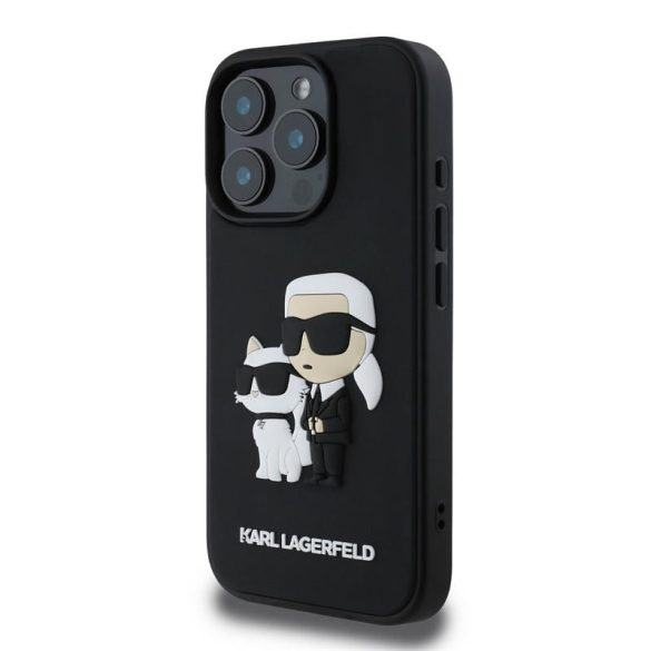 Apple iPhone 16 Pro KARL LAGERFELD KLHCP16L3DRKCNK Capac spate - Negru