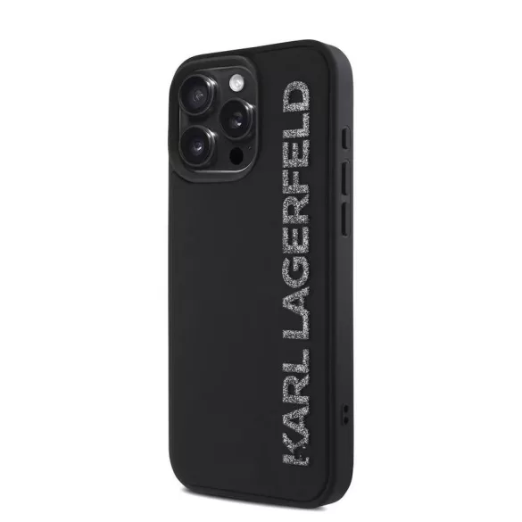 HUSĂ! - Apple iPhone 15 Pro KARL LAGERFELD KLHCP15LRBKGVCK Capac spate - Negru