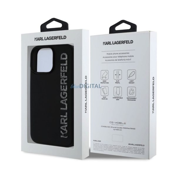 Apple iPhone 16 Pro Max KARL LAGERFELD KLHCP16XRBKGVCK Capac spate - negru