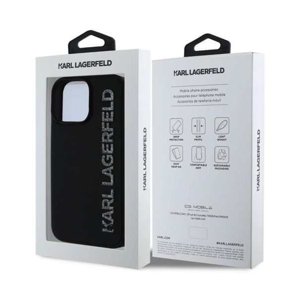 Apple iPhone 16 Pro Max KARL LAGERFELD KLHCP16XRBKGVCK Capac spate - negru