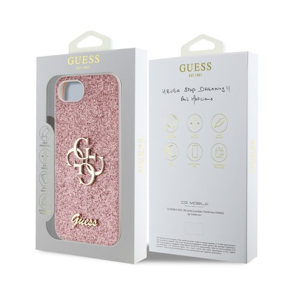 Apple iPhone 16e GUESS GUHCPSE4HG4SGP Capac spate - Roz