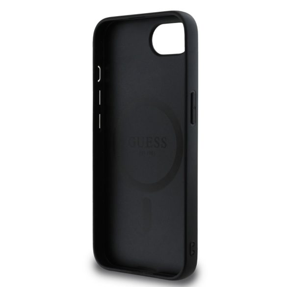 Apple iPhone 16e GUESS GUHMPSE4G4GFRK MagSafe Back Cover - Negru