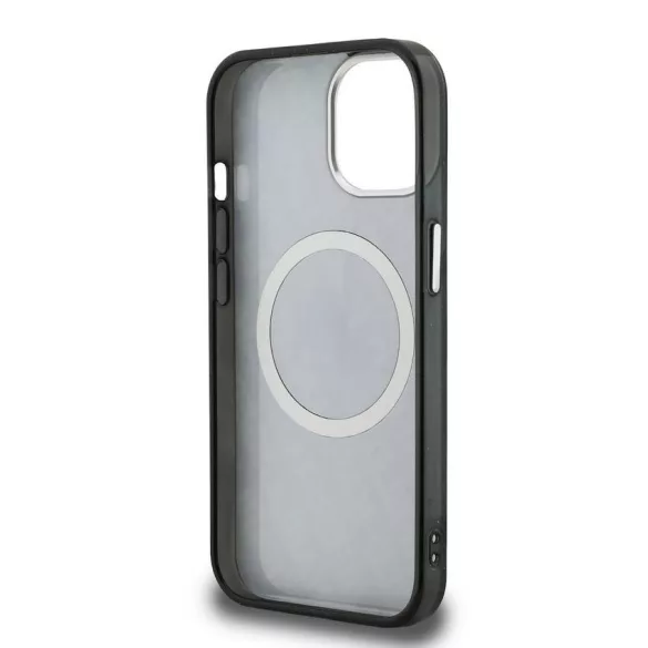 HUSĂ! - Apple iPhone 15 KARL LAGERFELD KLHMP15SHMKBKBKCHK Magsafe IML Back Cover - Negru
