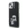 HUSĂ! - Apple iPhone 15 KARL LAGERFELD KLHMP15SHMKCAQK IML Back Cover - Negru